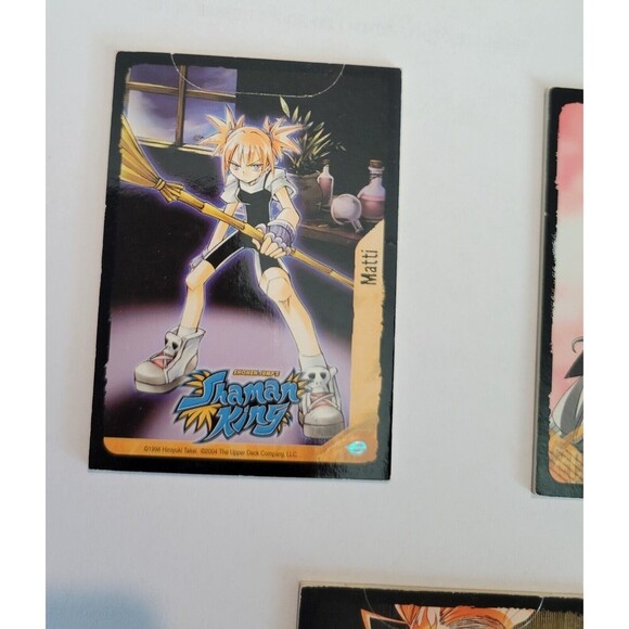 2004 Upper Deck Shonen Jump's Shaman King Matti, Jeanne, and Lola Lot of 3 Cards - Picture 8 of 10
